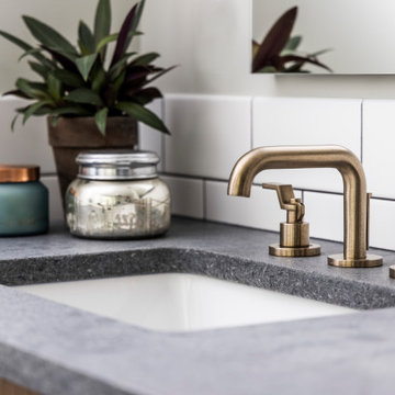 Eclectic Bathrooms Remodel in Ann Arbor, Michigan