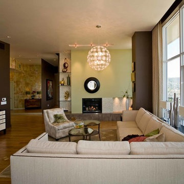Penthouse in the Pearl District: Living Room