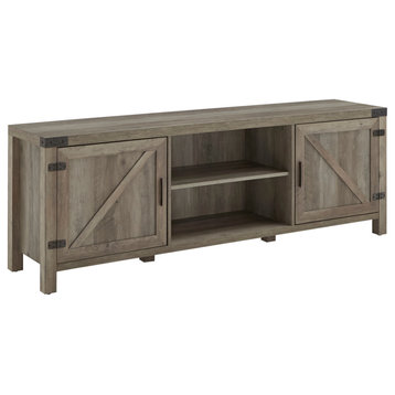 Coby Grey Wash Finish TV Stand