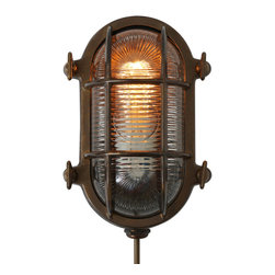 RUBEN SMALL OVAL MARINE LIGHT IP64 - Bathroom Wall Lights