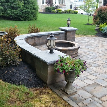 Patio Bar and Fire Pit Rockaway