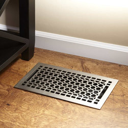 Honeycomb Brass Floor Register - Hardware