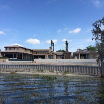 Site Preparation on Lakefront Home