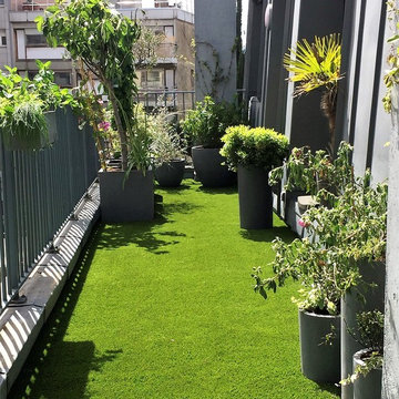 Aménagement d'une terrasse d'un loft Parisien au dernier étage