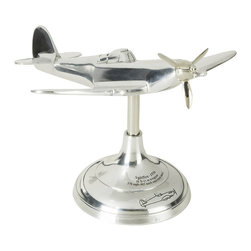 Authentic Models AP099 Spitfire Travel Airplane Desk Model - Desk Accessories