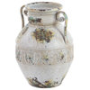 Vintage White Metal Vase 52741
