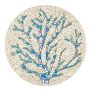 Placemat Madge Beaded Multi 35cm - Coast to Coast