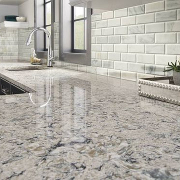 Arabescato Carrara Marble 2x4 Honed and Beveled Mosaic tile