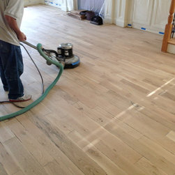 Custom Hand Beveled Rustic White Oak Flooring - Hardwood Flooring