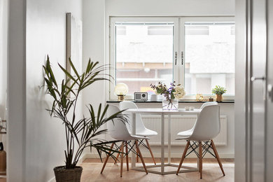 Modern dining room in Stockholm.