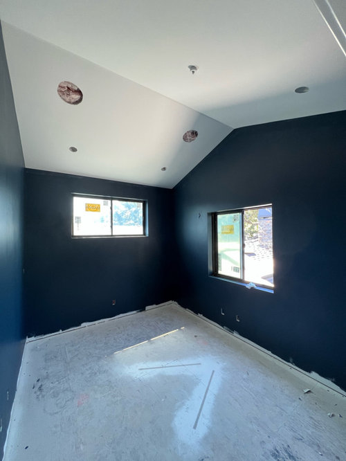should i paint the ceiling dark blue?