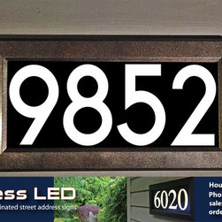 Address LED  - illuminated house numbers - House Numbers