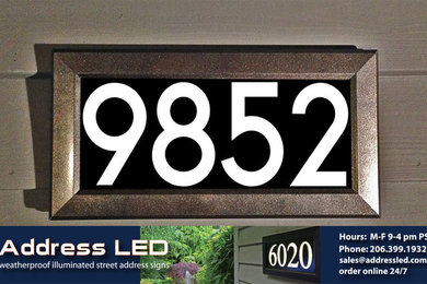 Address LED  - illuminated house numbers