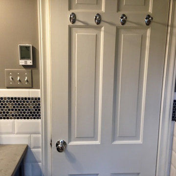 An Updated Classic Hall Bath