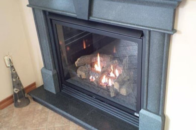 Custom Granite Fireplace Surround