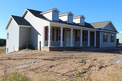 Example of an exterior home design in Other