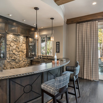 Lake Keowee, SC Custom Home Bar