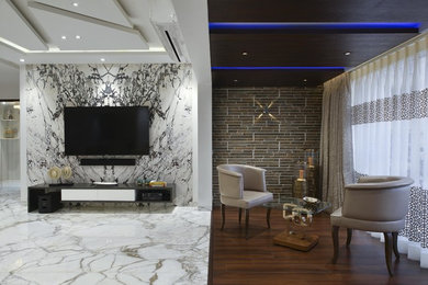 Home design - contemporary home design idea in Mumbai