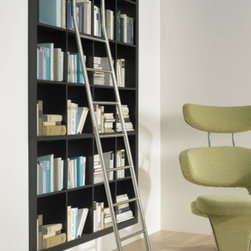 Positionable Library Ladder - Storage And Organization