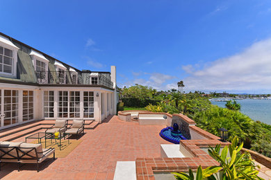 This is an example of a nautical home in San Diego.