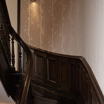 Brooklyn Brownstone Building Common Space – Interior Design Staircase