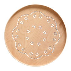 Innocent Decorative Wooden Tray, Medium