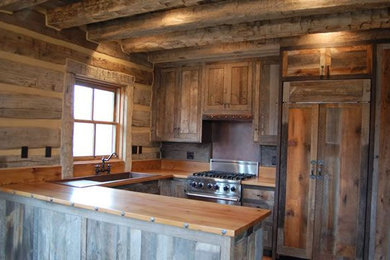 Mountain style kitchen photo in Other