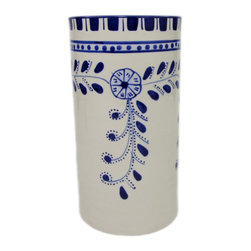 Le Souk Ceramique - Stoneware Utensil/Wine Holder Azoura Design - Serving And Salad Bowls