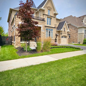Front Yard Lawn and Landscape Installation