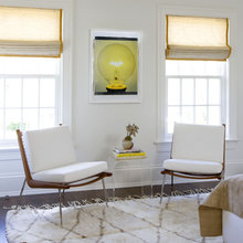 Roman Shades With Trim