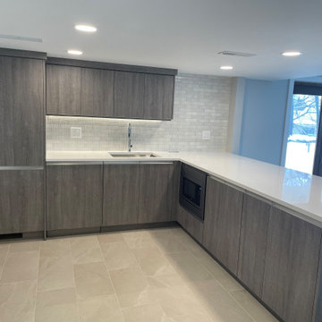 Textured Melamine Kitchen