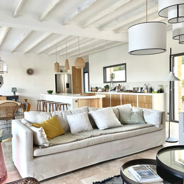 SALON et CUISINE ouverte