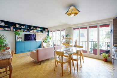 Idée de décoration pour une salle à manger.