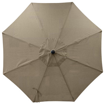 9' Round Universal Sunbrella Replacement Canopy, Taupe