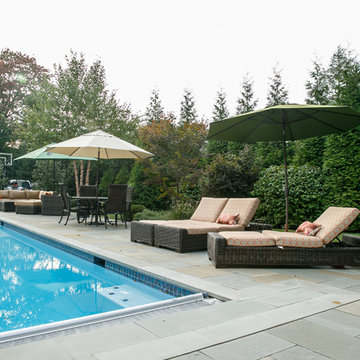 Pool and Surrounding Patio Spaces