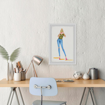 "Avocado Toast" Framed Painting Print