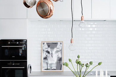 Inspiration for an industrial home design in Other.