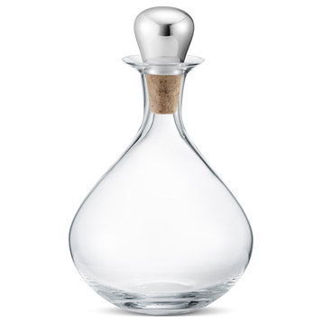 Sky Liquor Decanter With Steel Stopper Crystalline V, 145CL