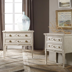 MH - Paris Bedside Chest & Two Drawer Commode - Products