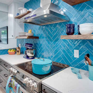 Transitional Barn Inspired Kitchen Springfield, VA