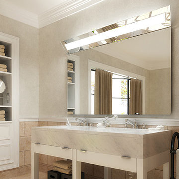 Electric Mirror Bathroom Design