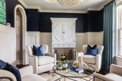 Inspiration for a transitional dining room in Raleigh.