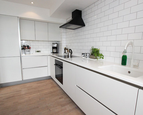 Small White Kitchen | Houzz