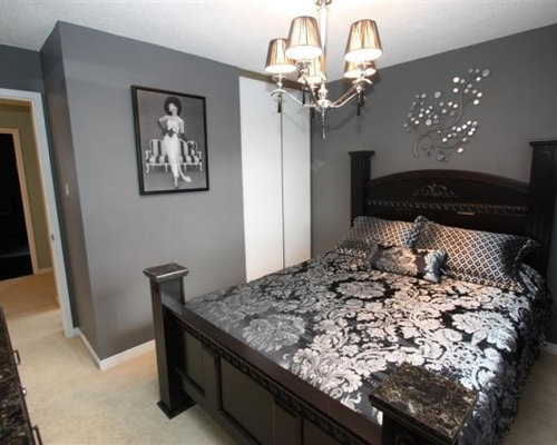 Bedroom Decorating Ideas With Dark Gray Walls : As you can see