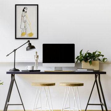 "Fierce and Confident" Framed Painting Print