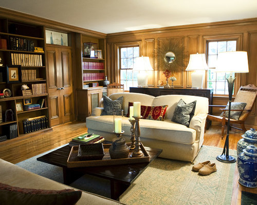 Wood Paneled Library Ideas, Pictures, Remodel and Decor