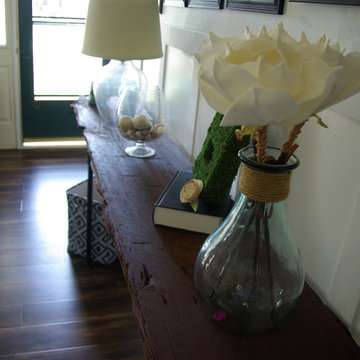industrial console table