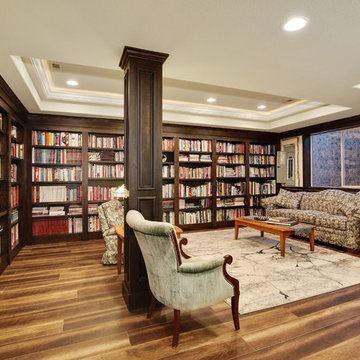 Basement Remodel in Brighton, Workoutroom, Gameroom, Library, Wine Cellar, Bar