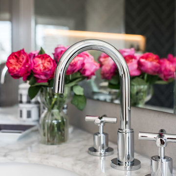 Contemporary Bathroom featuring Davenport 60-inch