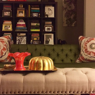 modern eclectic livingroom